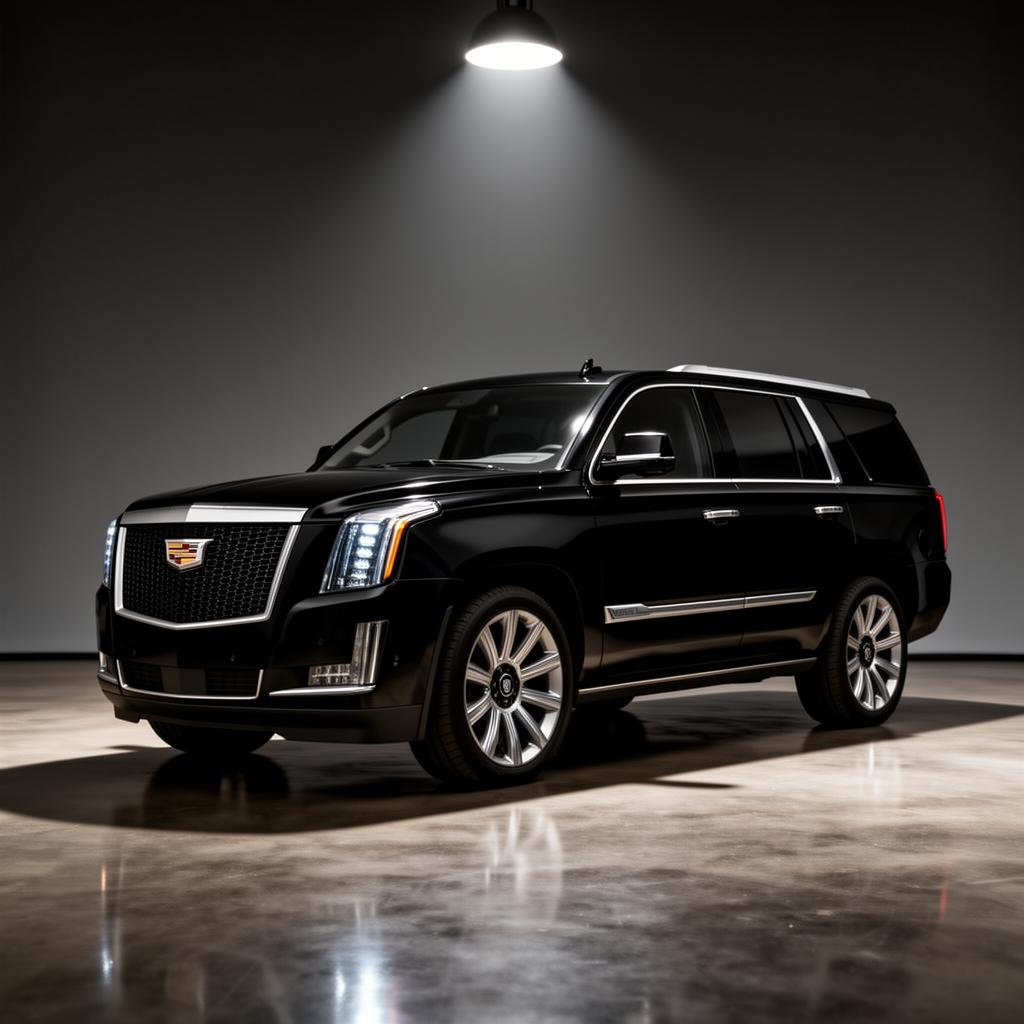 Cadillac Escalade Platinum, blacked out